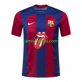 Camisolas de futebol FC Barcelona Rolling Stones Equipamento Principal 2023/24 Manga Curta